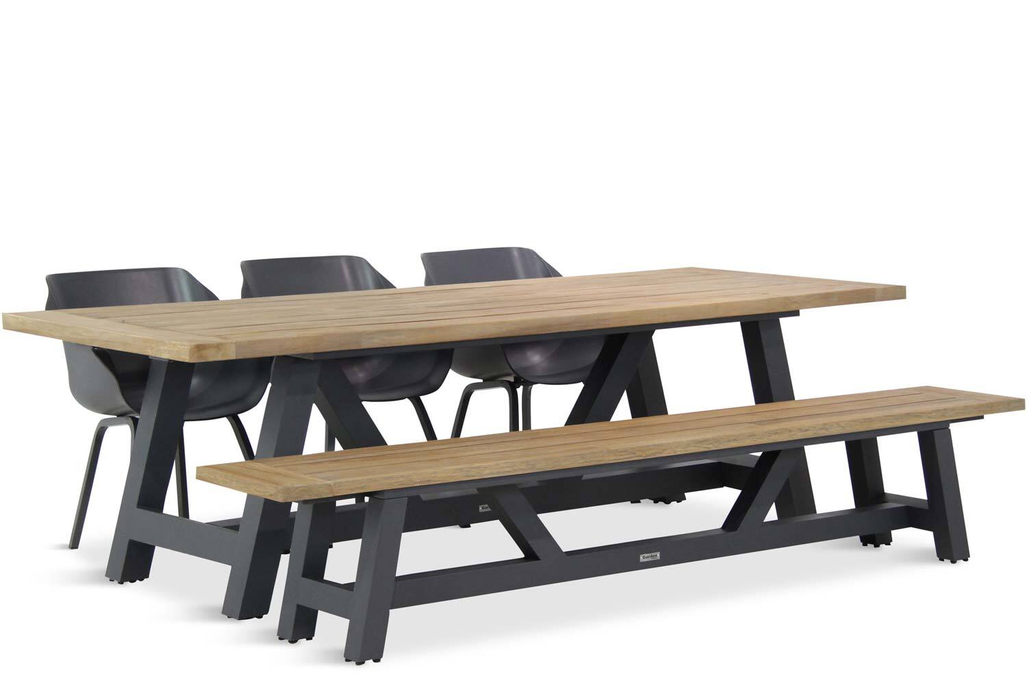 Hartman Sophie element/Trente 260 cm dining tuinset 5-delig