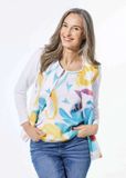 Goldner Jersey jasje met pailletten