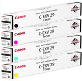 Canon 4x Originele tonercartridge C-EXV29 - Zwart, Cyaan, Geel en Magenta