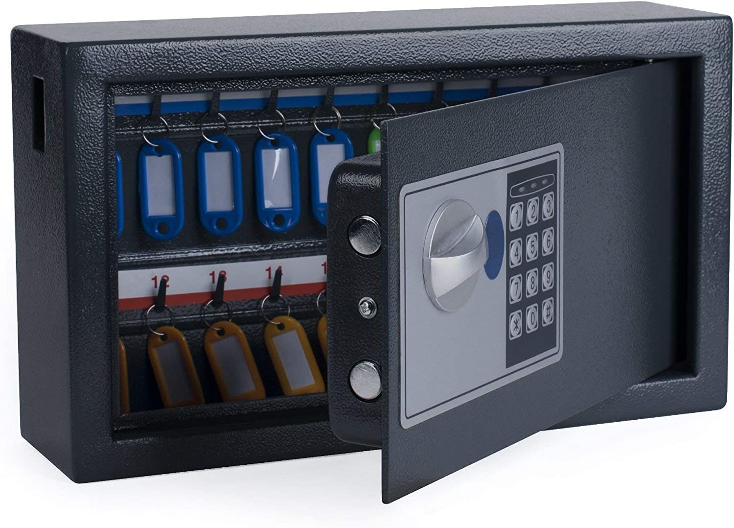 Pavo Sleutelkast High Security - 20 Haken - 205x347x147mm - Donkergrijs