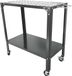 Relaxdays Mobiele lastafel - 91,5x88x46 cm - met wielen - staal - grijs