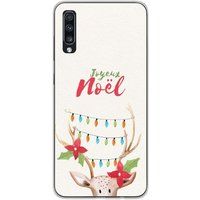 Samsung Beschermende siliconen case compatibel met Samsung Galaxy A50, Samsung Galaxy A50s lichtgevend rendier