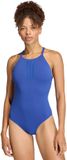 Adidas Performance 3-Stripes High Neck 2-Way Straps Peachsoft Badpak - Dames - Blauw
