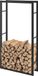 H.T. Trade Service GmbH & Co. KG Stalen brandhoutrek houtopslag zwart 80x150x25 cm