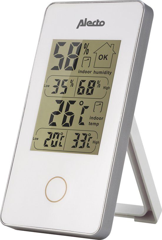 Alecto WS-75 - Digitale thermo-hygrometer - Wit
