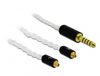 DeLOCK 85846 - Câble audio - 1,2 m - Blanc