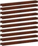 vidaXL Afdekprofiel voor tuinafboording 10 st 100 x 10 x 5 cm