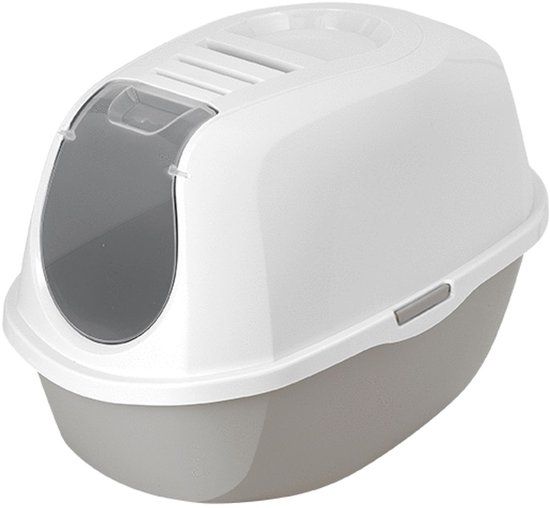 Anka Moderna Products NV Kattenbak Smart Cat - Lichtgrijs Wit