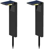 Lumi Jardin OSTRY Set van 2 zonnebakens H41CM Noir