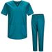 MISEMIYA Uniforms MZ-8178 scrubset uniseks volwassenen groen 3B 21 XXL