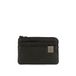 Adept MAX portemonnee zwart 11 x 7 x 1,5 cm leer, Blanco Y Gris, portemonnee
