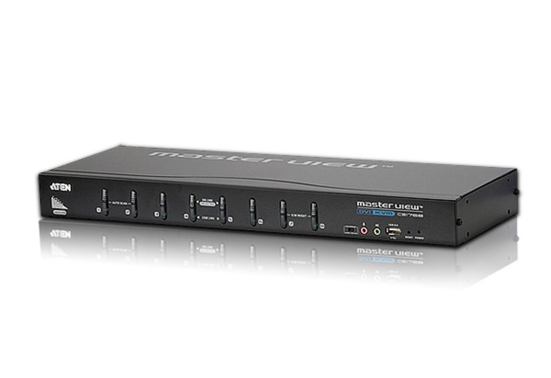 ATEN CS1768 KVM-switch zwart
