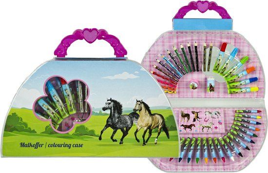Paarden Kleurkoffer 51-Delig