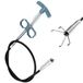 Serpentin d'évacuation Pince à griffes Flexible 160 cm Acier inoxydable