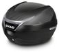 Sac arrière scooter - Sac arrière moto - Sac de bagages - Aspect carbone - Pour 1 casque intégral - Max 3 kg