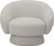 Bloomingville Ted Loungestoel Wit Polyester