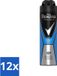 Rexona Men Cobalt Dry Motion Sense Antitranspirant Deodorant Spray - 150 ml (12 Pack)