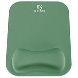 Gimars Muismat met Gelkussen, Grote Mouse Pad met Ergonomische Polssteun, Gel Mousepad met Comfortabele Handsteun en Antislip Basis voor Computer en Kantoor PC Gaming, Donkergroen
