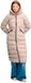 Superdry - Veste longue en microfibre - Femme - Champignon beige