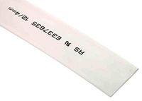 RS PRO Warmtekrimpkous, polyolefine, wit, Ø 12 mm, krimpverhouding 3:1, lengte 4 m, rol van 4 meter