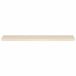 vidaXL - Raamprofielen - 2 stuks - Wit - 140 x 25 x 2 cm - Massief Eikenhout