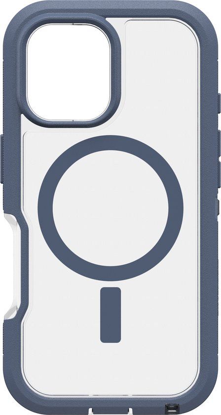 OtterBox Defender XT Clear iPhone 16 Hoesje - Blauw