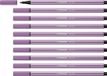 STABILO Pen 68 - Premium feutre - Prune violet - Boîte 10 pièces