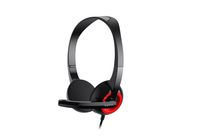 Havit H202d (Black) Casque Filaire Bandeau Appels/musique Noir, Rouge