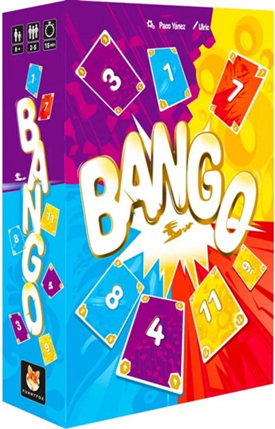 Funny Fox Bango Gezelschapsspel voor Kinderen - Vanaf 8 Jaar - Kaartspel - Voor 2-5 Spelers