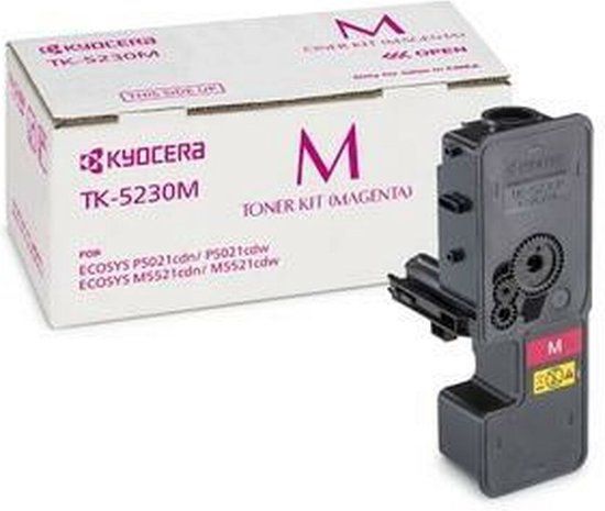Kyocera TK-5230M Magenta Toner Cartridge - 2200 Pages