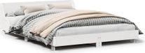 Maison Exclusive - Lit en bois massif sans matelas, blanc, 120x200 cm, en pin