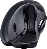 Ergonomique ErgoMouse Orca Verticale Muis - Zwart