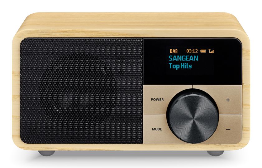 Sangean DDR-7 Retro Radio - DAB+ en FM - Bluetooth - Hout