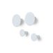 Blomus Ponto Set de crochets de cuisine - Blanc - 4 Pièces