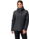 Vaude Rosemoor Padded II Jas Zwart 38 Vrouw