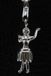 MOOYE ® - Collectie Zilveren Hawaii danseres hanger én bedel - Zilver - Unisex - 2 cm