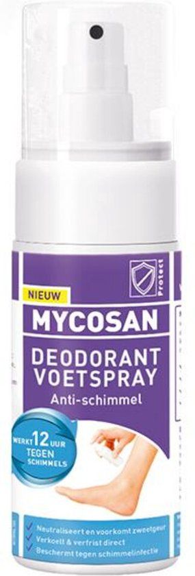 Mycosan Voetspray Anti Schimmel Deodorant 80 ml