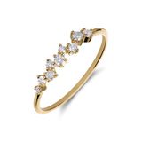 Lucardi Dames 14 Karaat gouden ring diamant 0,15