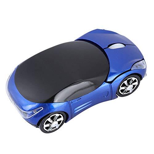 Natruss Optische muis, 1600 DPI mobiele muis Draagbare gamingmuis Draadloze muis, draadloze computermuis, voor Mac(blue)