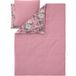 LIVARNO® Parure de lit réversible en satin microfibre, 240 x 220 cm (rosé)