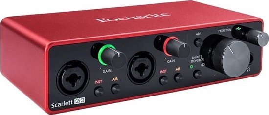 Focusrite Scarlett 2i2 3rd Gen 2-in, 2-out USB audio interface