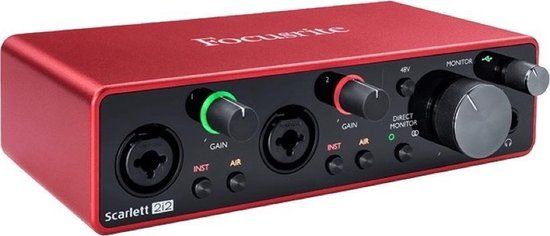 Focusrite Scarlett 2i2 3rd Gen USB Audio Interface