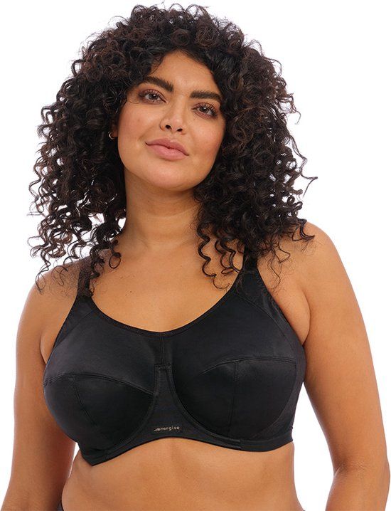 Elomi Sport BH met Beugel - Zwart