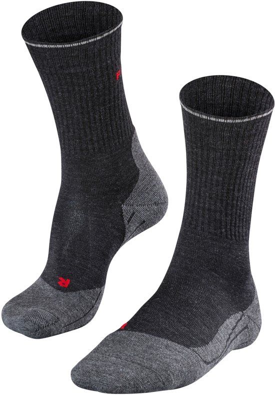 FALKE Ergonomic Sport System TK 2 Wool Silk Sokken grijs Schoenmaat 42-43