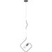 Brilliant Kacy hanglamp, metaal, 60 W, grijs