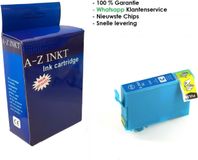 AtotZinkt Epson 502 XL Cyaan Blauwe inkt cartridge