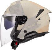 LS2 OF618 Verso II Aqua Ivory Casque jet - Casque