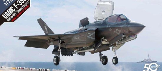 Academy 12569 USMC F-35B VMFA-121 "Green Knights" Plastic Model Kit 1:72
