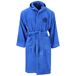 Inter - Peignoir unisexe en tissu éponge, couleur bleu, coupe normale, 100% coton, produit officiel, série A