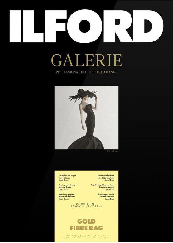Ilford Galerie Gold Fibre Rag A4 - 25 vel